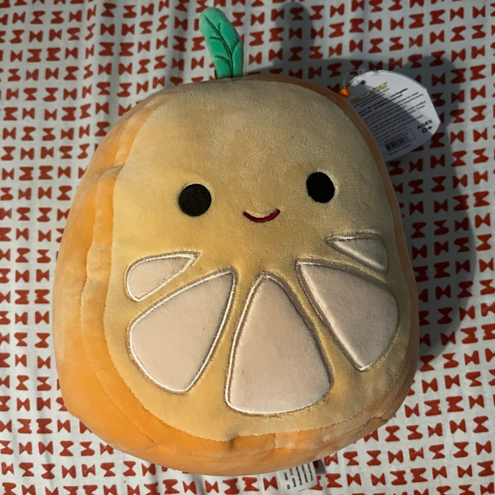 orin the orange squishmallow plush